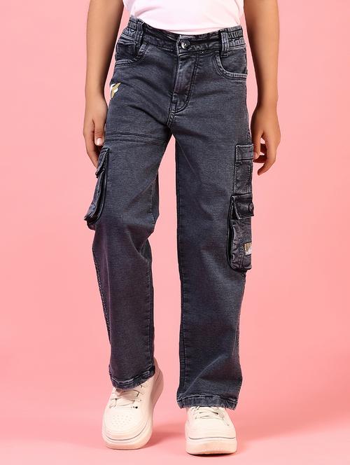 boys mid rise relaxed fit cargo - 21724139 - Very Small Image - 1