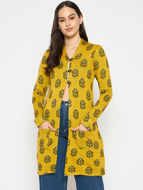 women self designed long sleeves cardigan - 21724251 - Very Small Image - 1