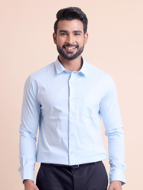 men long sleeves solid formal shirt - 21724369 - Very Small Image - 1