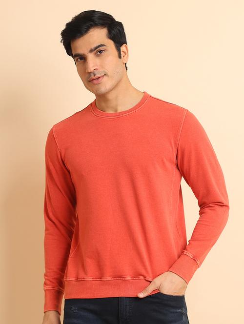men long sleeves plain sweatshirt - 21724385 - Very Small Image - 1