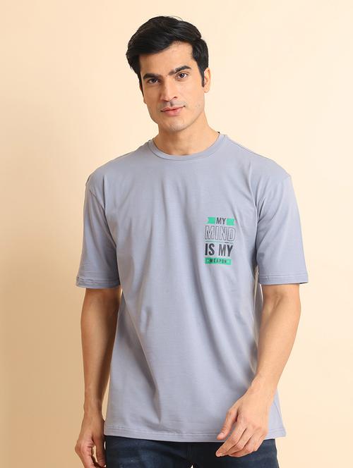 men short sleeves front & back print t-shirt - 21724532 - Very Small Image - 1