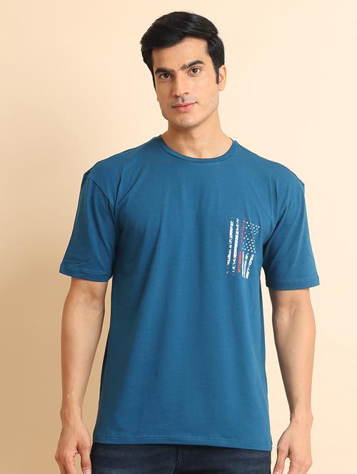 men short sleeves front & back print t-shirt - 21724533 - Very Small Image - 1