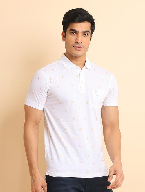 men short sleeves printed polo t-shirt - 21724536 - Very Small Image - 1