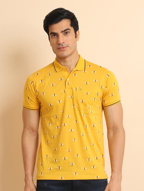 men short sleeves printed polo t-shirt - 21724572 - Very Small Image - 1