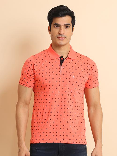 men short sleeves printed polo t-shirt - 21724576 - Very Small Image - 1