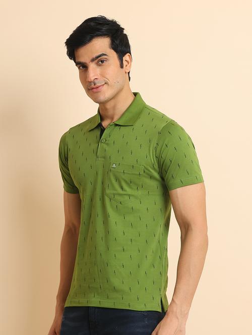 men short sleeves printed polo t-shirt - 21724588 - Very Small Image - 1