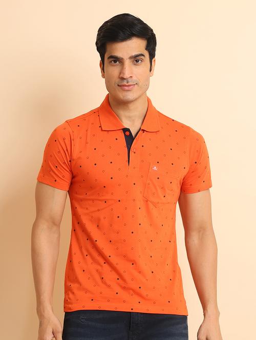 men short sleeves printed polo t-shirt - 21724590 - Very Small Image - 1