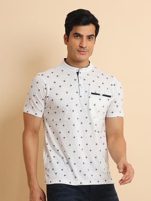 men short sleeves printed t-shirt - 21724597 - Very Small Image - 1