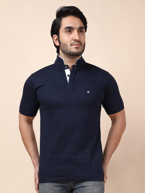 men short sleeves plain t-shirt - 21724747 - Very Small Image - 1