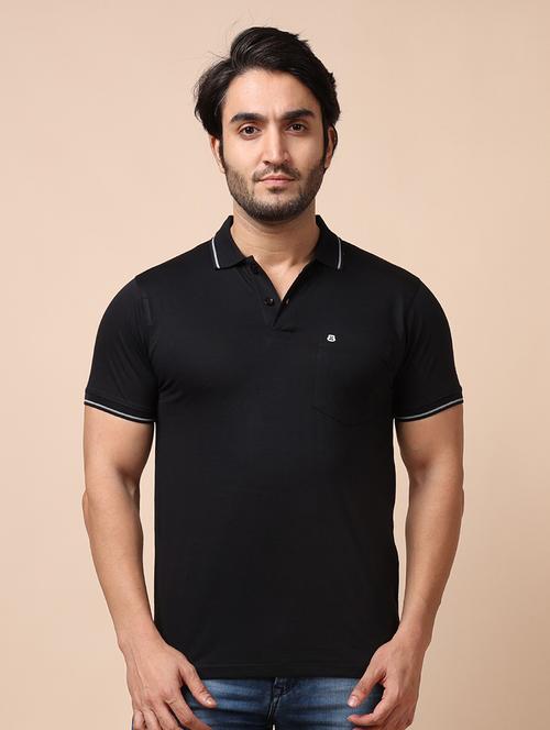 men short sleeves plain polo t-shirt - 21724756 - Very Small Image - 1