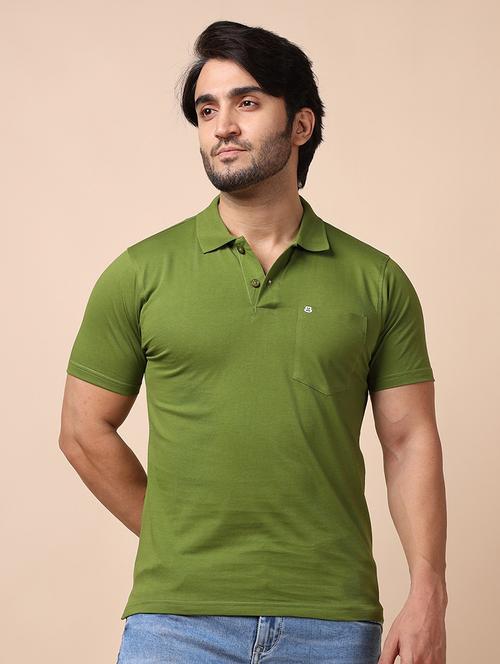 men short sleeves plain polo t-shirt - 21724791 - Very Small Image - 1