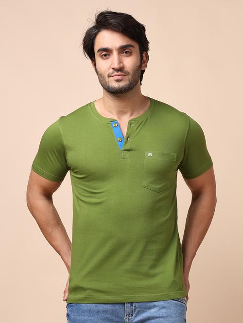 men short sleeves plain t-shirt - 21724812 - Very Small Image - 1