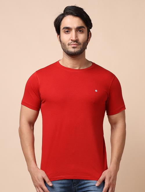 men solid short sleeves t-shirt - 21724863 - Very Small Image - 1
