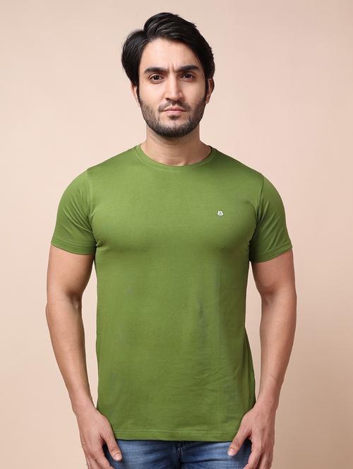 men solid short sleeves t-shirt - 21724867 - Very Small Image - 1