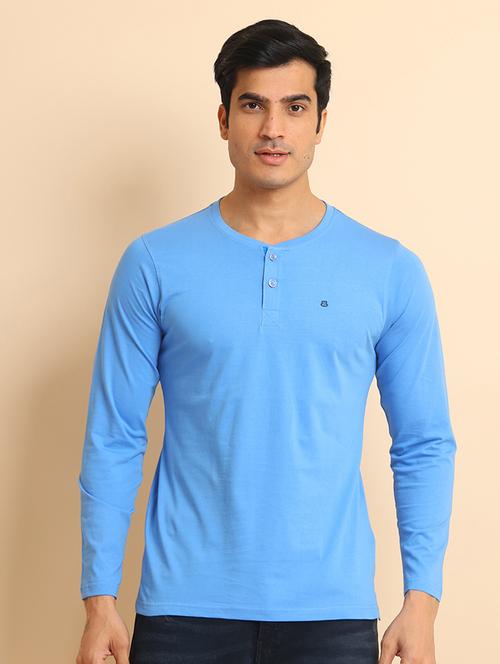 men long sleeves plain t-shirt - 21724960 - Very Small Image - 1