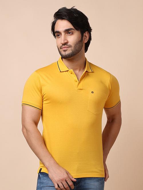 men short sleeves plain polo t-shirt - 21724970 - Very Small Image - 1
