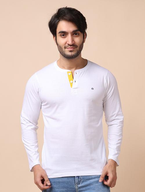 men long sleeves plain t-shirt - 21724972 - Very Small Image - 1