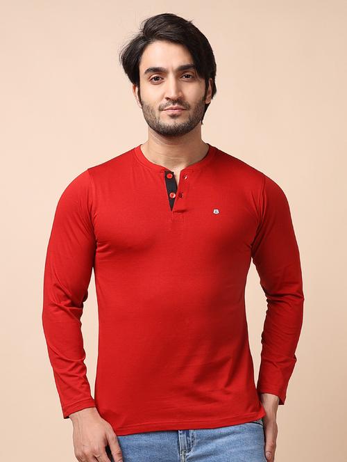 men long sleeves plain t-shirt - 21724977 - Very Small Image - 1