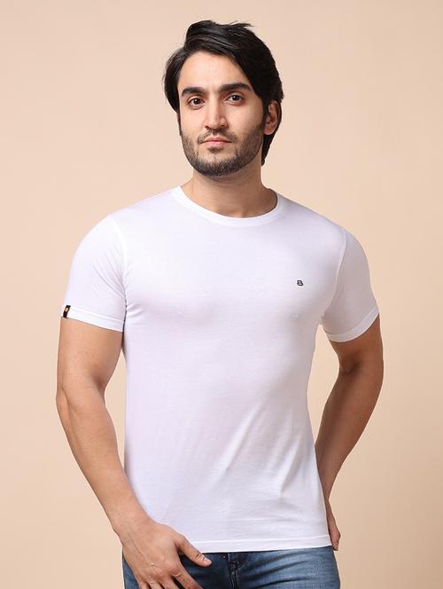 men short sleeves plain t-shirt - 21724984 - Very Small Image - 1