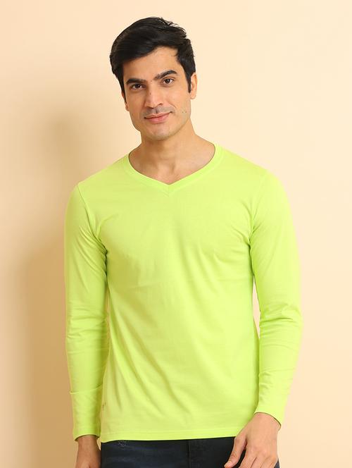 men long sleeves plain t-shirt - 21725002 - Very Small Image - 1