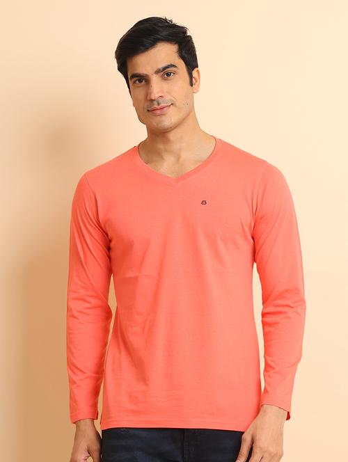men long sleeves plain t-shirt - 21725010 - Very Small Image - 1