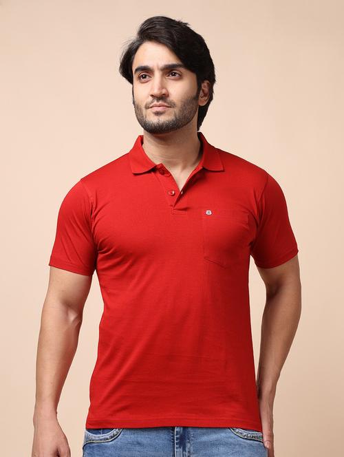 men short sleeves plain polo t-shirt - 21725026 - Very Small Image - 1