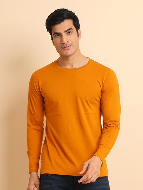 men long sleeves plain t-shirt - 21725032 - Very Small Image - 1