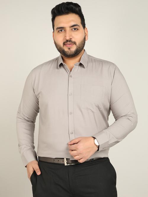 men solid long sleeve formal shirt - 21725439 - Very Small Image - 1