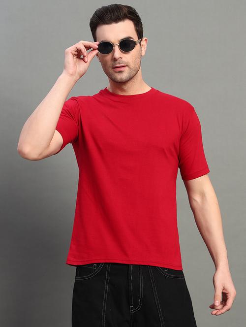 men solid short sleeve t-shirt - 21725487 - Very Small Image - 1