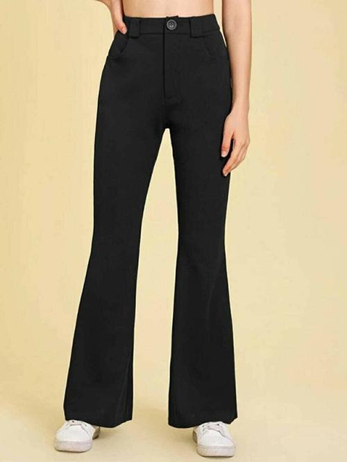 black lyocell trousers - 21727529 - Very Small Image - 1