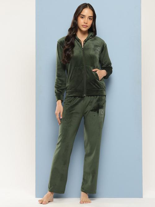 women hoodie and track pant co-ord set - 21728098 - Very Small Image - 1
