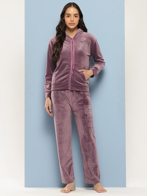 women hoodie and track pant co-ord set - 21728102 - Very Small Image - 1