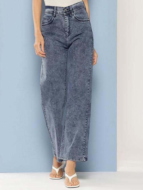 girls light blue denim plain jean - 21728146 - Very Small Image - 1