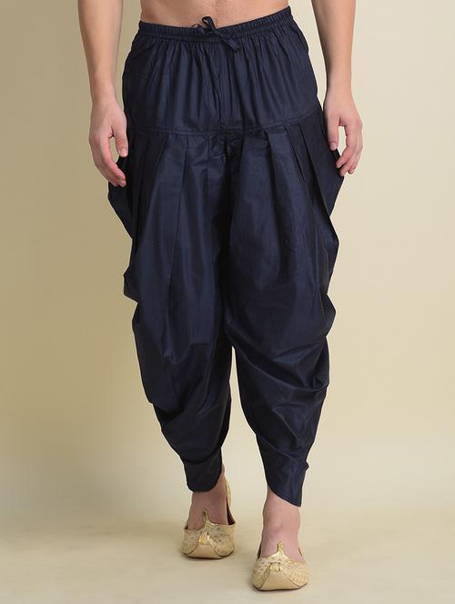 men mid rise solid dhoti salwar - 21728429 - Very Small Image - 1