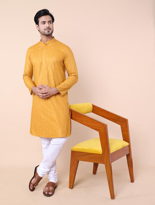 men self design kurta churidar ethnic wear set - 21728495 - Very Small Image - 1