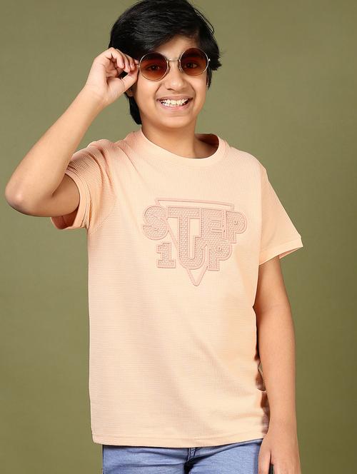 boys printed round neck t-shirt - 21729253 - Very Small Image - 1