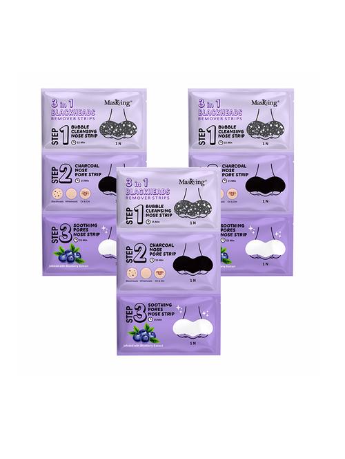 masking 3-in-1 blackheads remover nose strips(packof6) - 21729859 - Very Small Image - 1