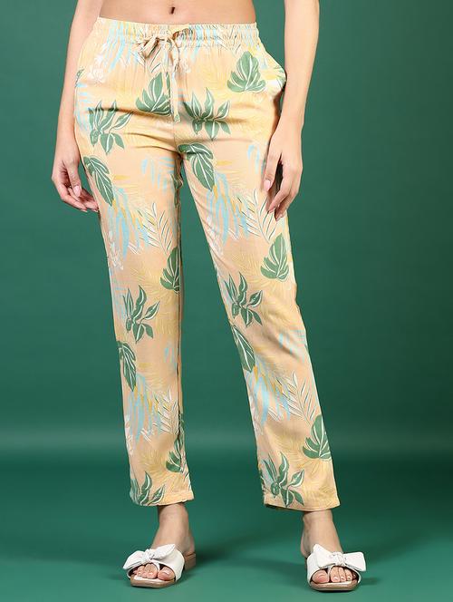 women printed mid rise pajama - 21729973 - Very Small Image - 1