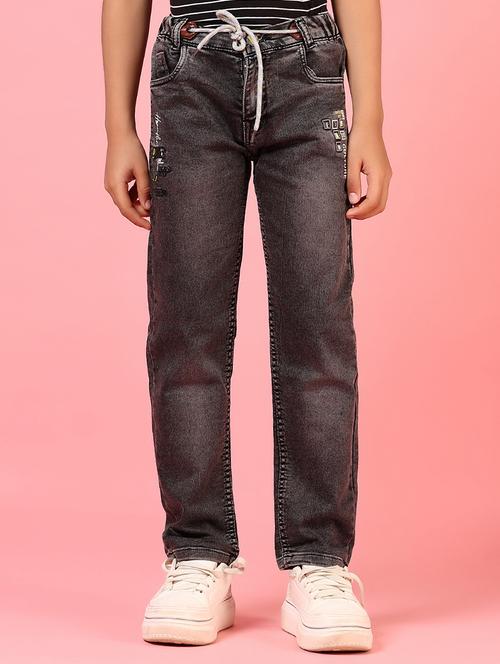 boys solid mid rise slim fit jean - 21730479 - Very Small Image - 1