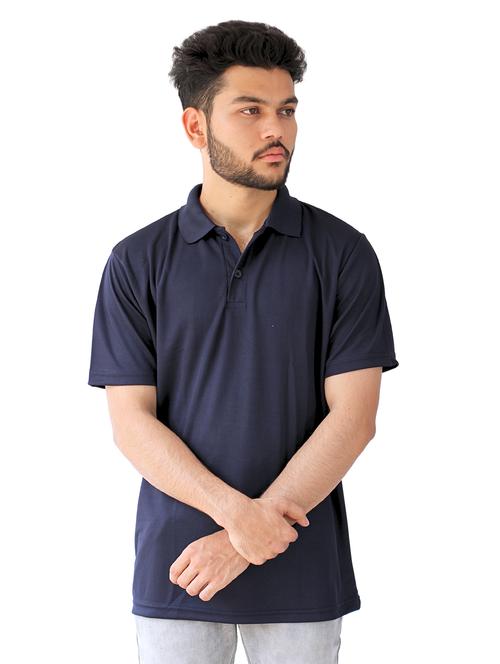 men solid short sleeves polo t-shirt - 21731221 - Very Small Image - 1