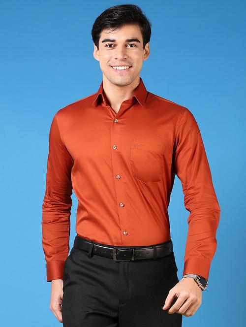 men long sleeves plain formal shirt - 21731382 - Very Small Image - 1