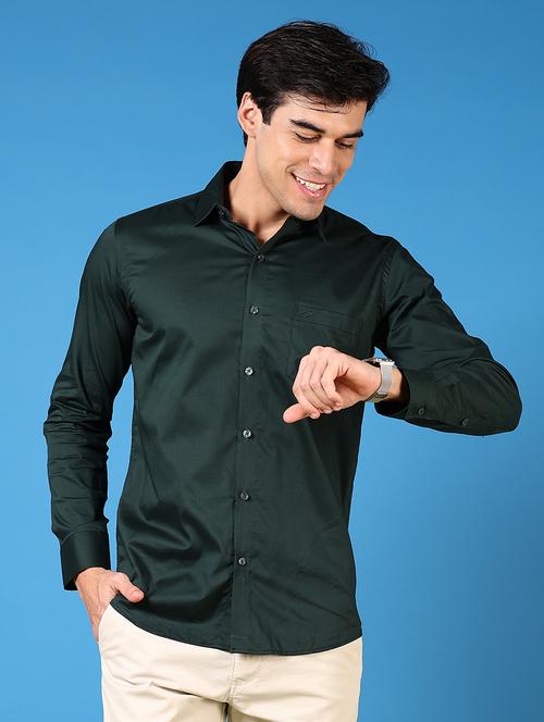 men long sleeves plain casual shirt - 21731392 - Very Small Image - 1