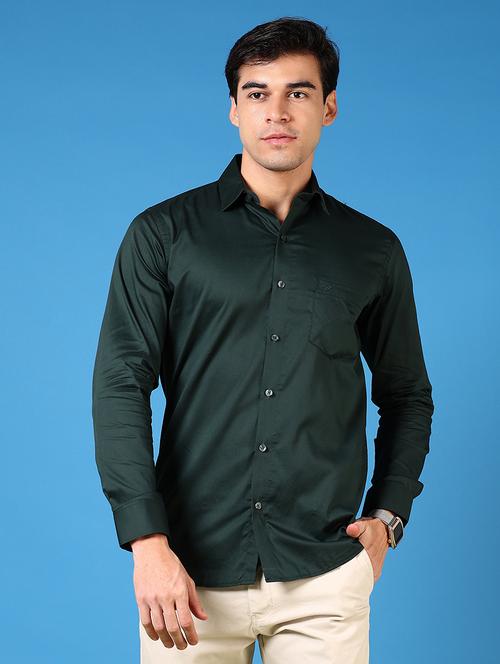 men long sleeves plain casual shirt - 21731393 - Very Small Image - 1