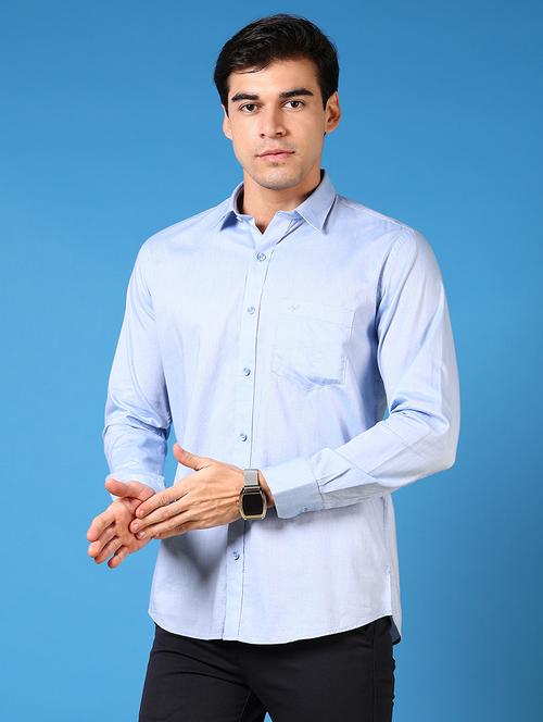 men long sleeves plain casual shirt - 21731405 - Very Small Image - 1