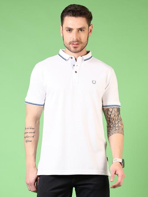 men solid short sleeve polo t-shirt - 21731533 - Very Small Image - 1