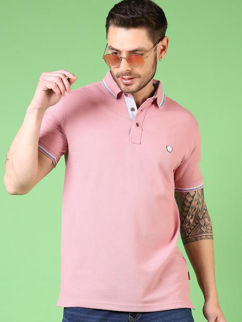 men solid short sleeve polo t-shirt - 21731538 - Very Small Image - 1