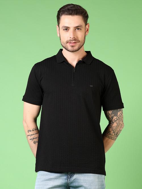 men self design short sleeve polo t-shirt - 21731548 - Very Small Image - 1