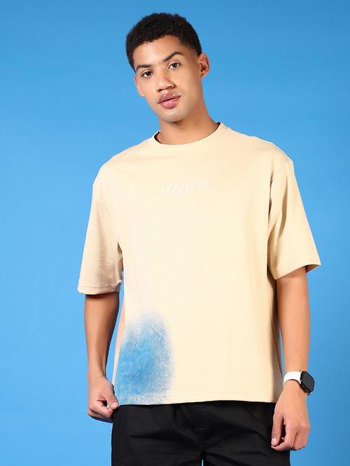 men short sleeves front & back print t-shirt - 21731589 - Very Small Image - 1