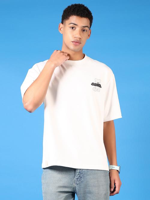 men short sleeves front & back print t-shirt - 21731593 - Very Small Image - 1