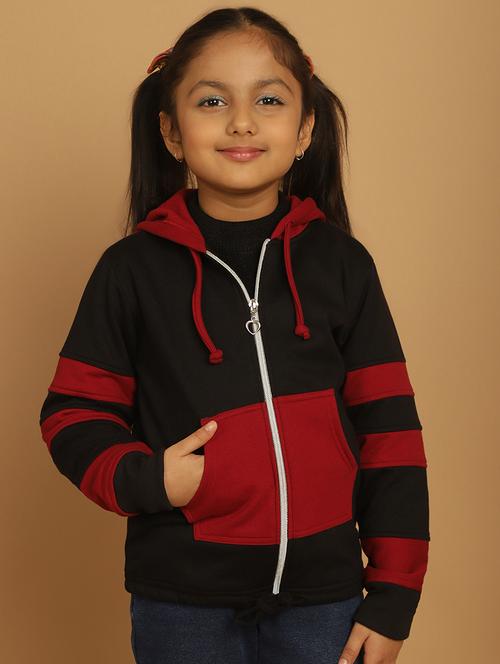 girls color block long sleeve sweatshirt - 21731956 - Very Small Image - 1